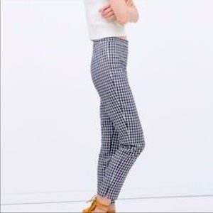 ZARA Gingham Trousers